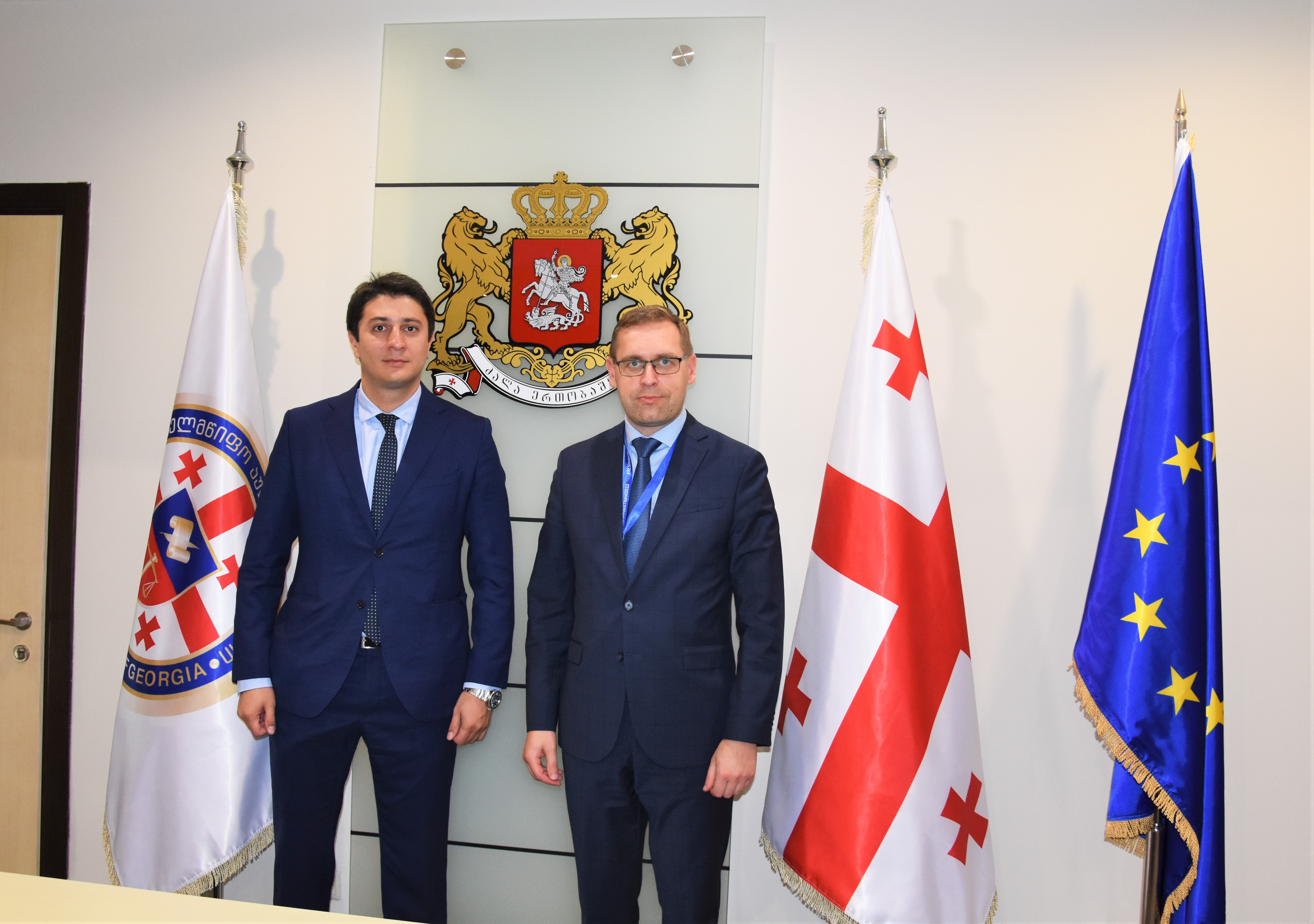Meeting between the Auditor General of Georgia and the Auditor General of Latvia