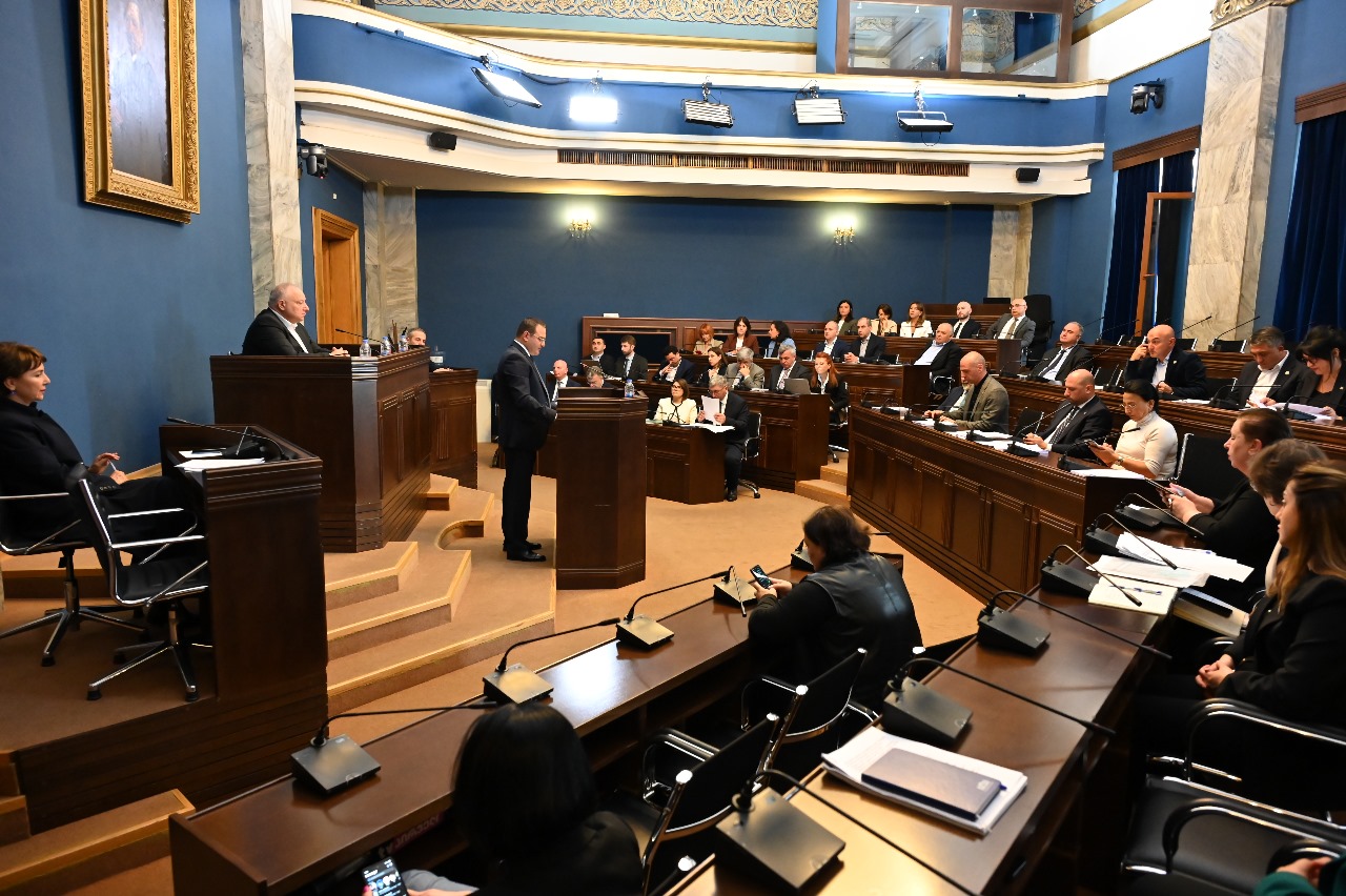 Auditor General of Georgia Giorgi Gabitashvili, presented to the Parliament the Opinion on the Draft Law on the State Budget of Georgia for 2026 from the State Audit Office