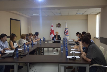 ACTING AUDITOR GENERAL NINO LOMJARIA HELD MEETING WITH REPRESENTATIVES OF NGOS