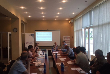 Public discussion of the SAO’s representatives in Ozurgeti