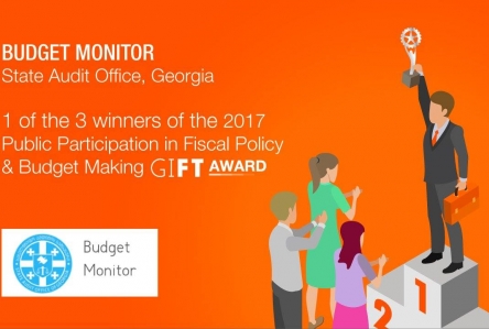 GIFT-ის ჯილდო „ბიუჯეტის მონიტორს“ გადაეცა