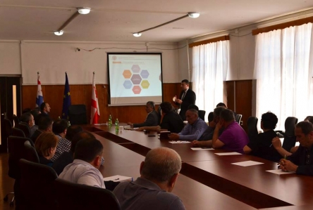აუდიტორების შეხვედრა ხულოს მუნიციპალიტეტის მერიაში